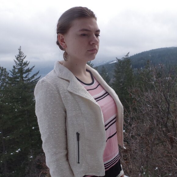 Vintage West Seal White Blazer 90s - Picture 7 of 9